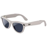 Lunettes Skyler de Ray-Ban | Meta avec IA, photo, vidéo, audio et messagerie - Transitions gris pâle