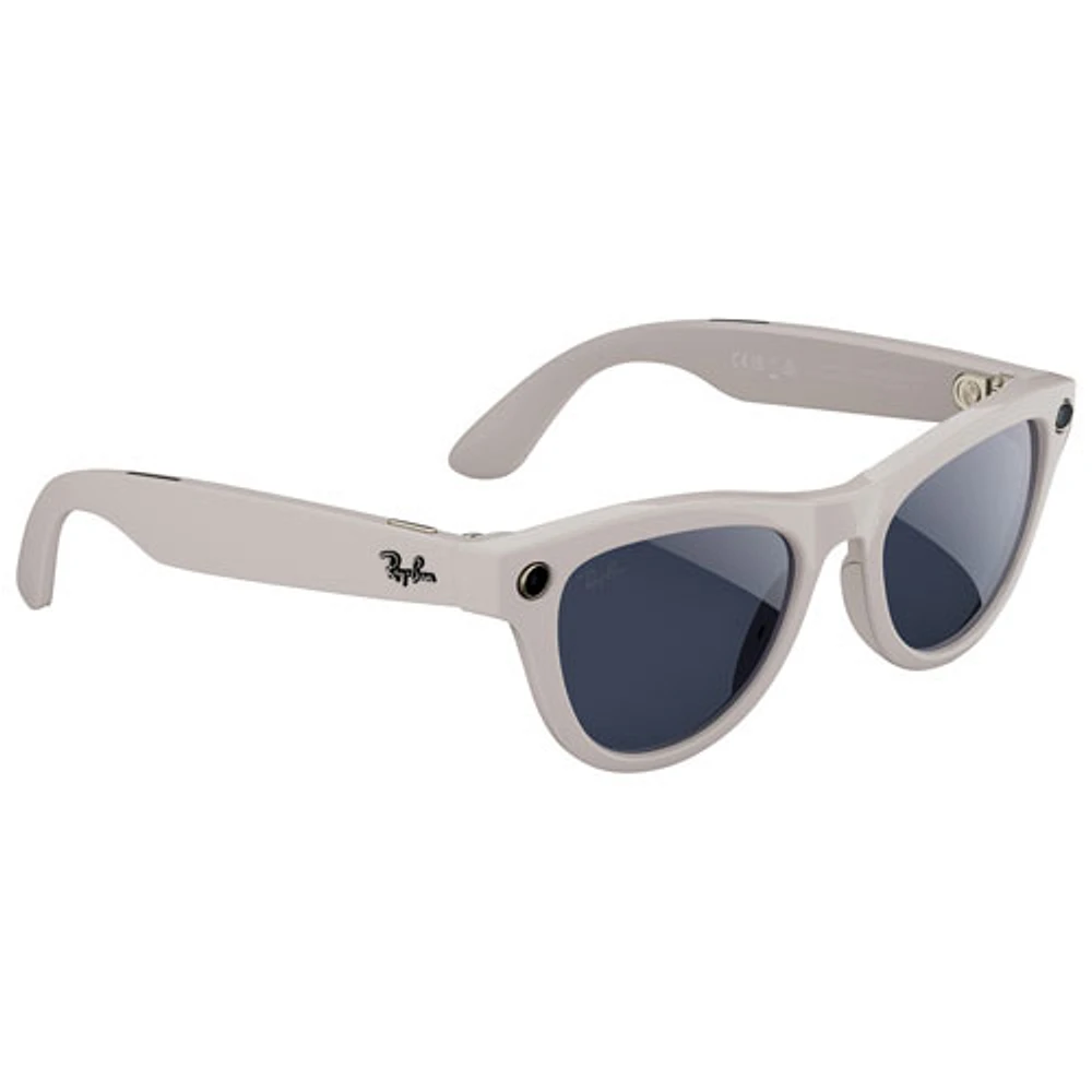 Lunettes Skyler de Ray-Ban | Meta avec IA, photo, vidéo, audio et messagerie - Transitions gris pâle