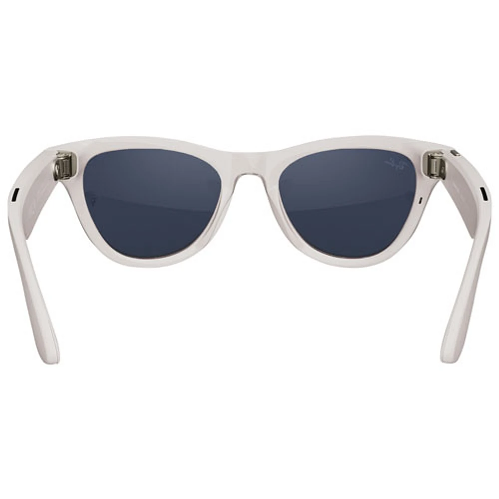 Lunettes Skyler de Ray-Ban | Meta avec IA, photo, vidéo, audio et messagerie - Transitions gris pâle