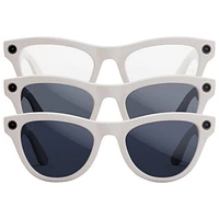 Lunettes Skyler de Ray-Ban | Meta avec IA, photo, vidéo, audio et messagerie - Transitions gris pâle