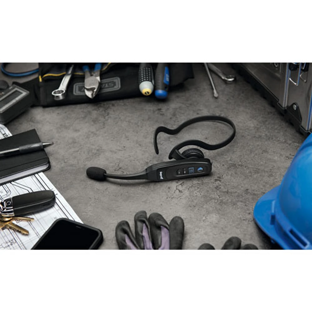 BlueParrott C400-XT Wireless Bluetooth Mono Convertible Headset with 96% Noise-Cancelling Microphone