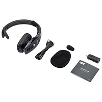 BlueParrott B550-XT Wireless Bluetooth Mono Headset with 96% Noise-Cancelling Microphone & Voice Control