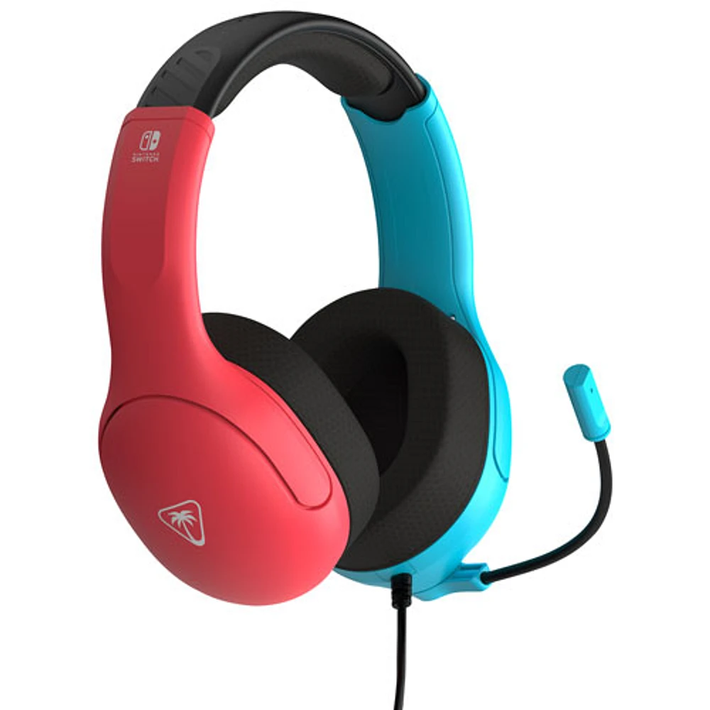 Casque de jeu Airlite Fit de Turtle Beach pour Switch - Rouge/Bleu