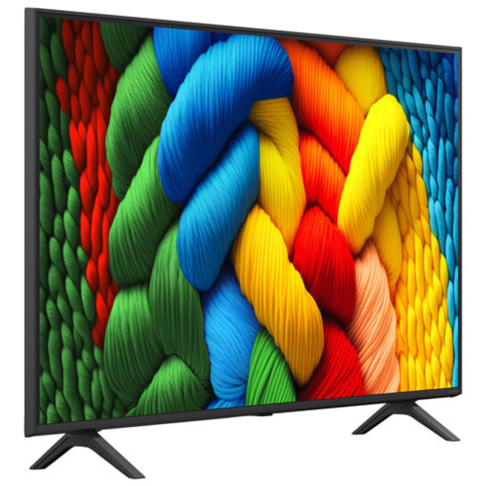 Téléviseur intelligent DEL HDR UHD 4K de 50 po NanoCell AI NANO80 de LG (50NANO80AUA) - 2025