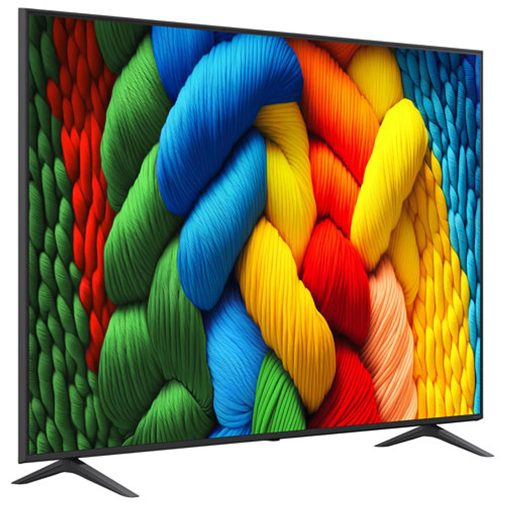 Téléviseur intelligent DEL HDR UHD 4K de 75 po NanoCell AI NANO80 de LG (75NANO80AUA) - 2025