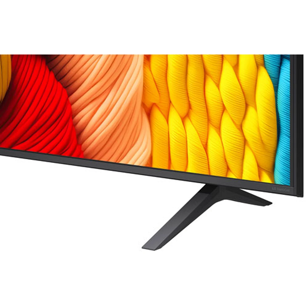 Téléviseur intelligent DEL HDR UHD 4K de 75 po NanoCell AI NANO80 de LG (75NANO80AUA) - 2025