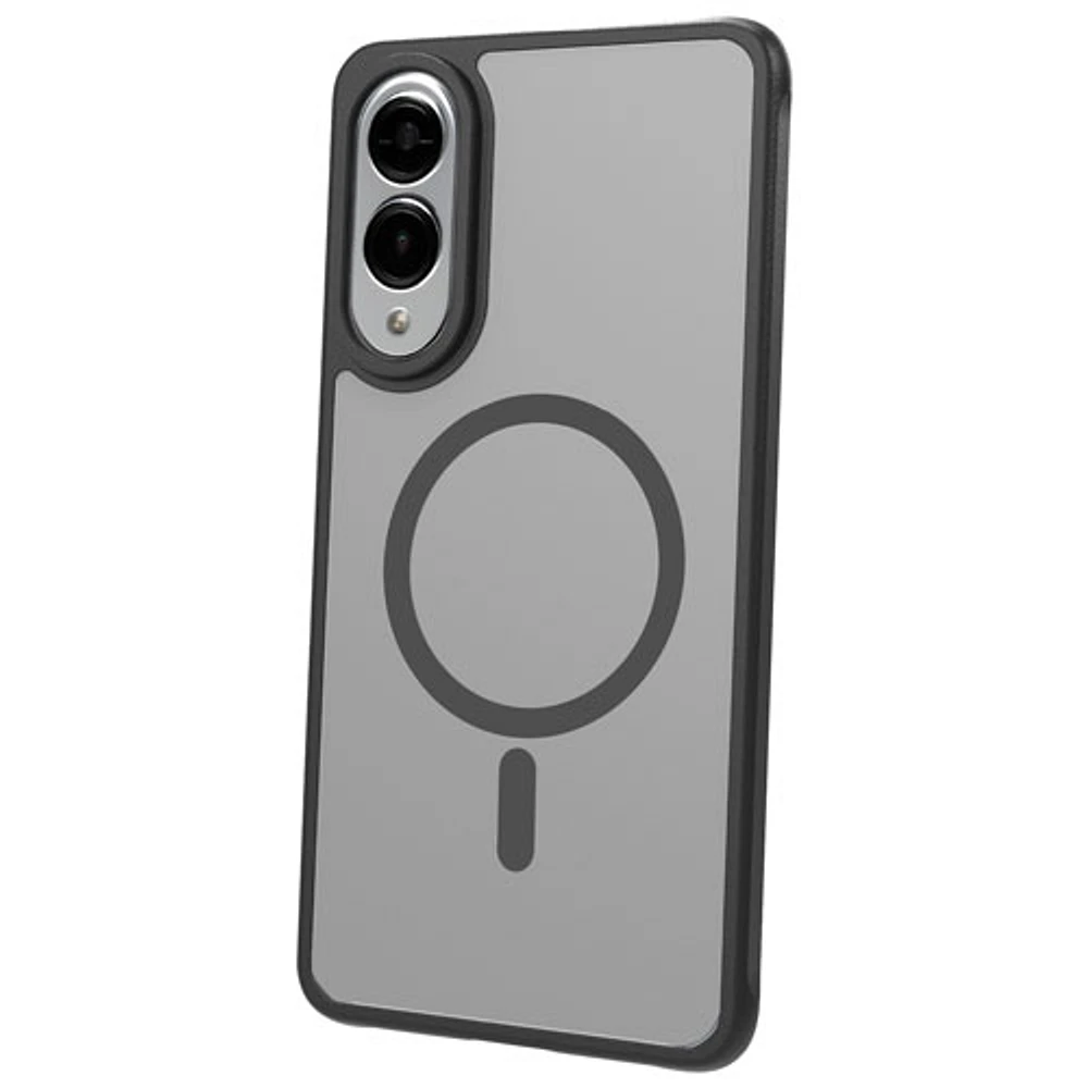 TUFF8 Glide Guard Fitted Hard Shell Case with Magsafe for Galaxy S25 Edge - Smoke Black