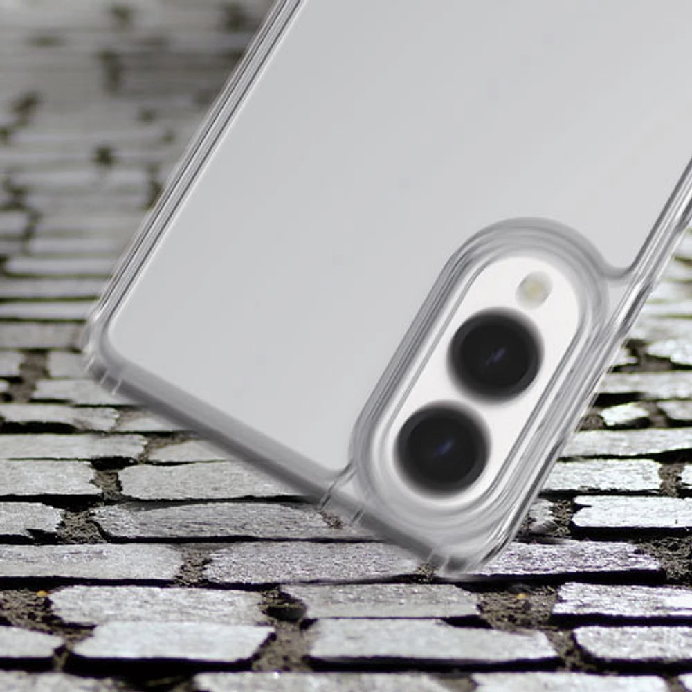 TUFF8 Fitted Hard Shell Case for Galaxy S25 Edge - Clear