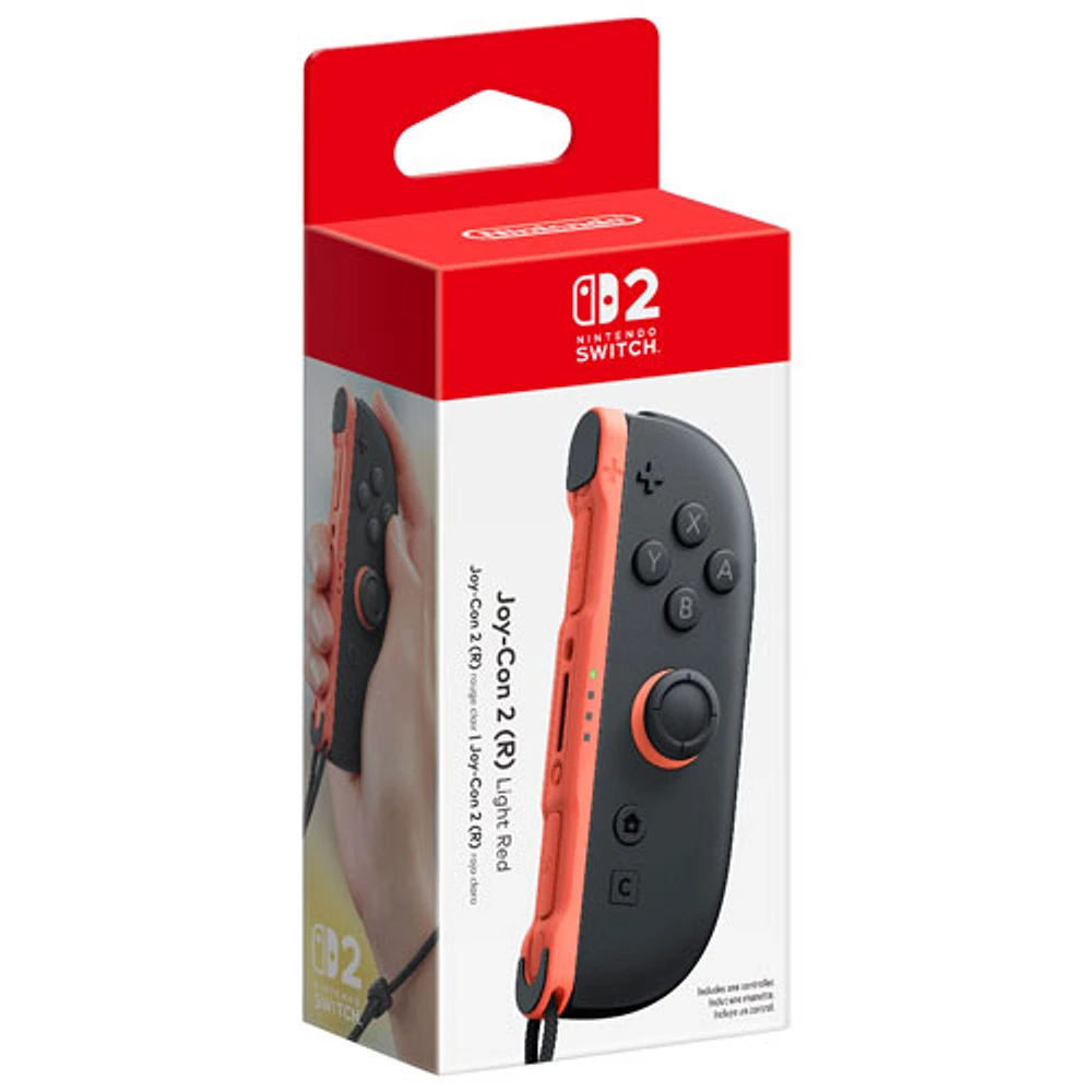 Nintendo Switch 2 Right Joy-Con 2 Controller - Light Red