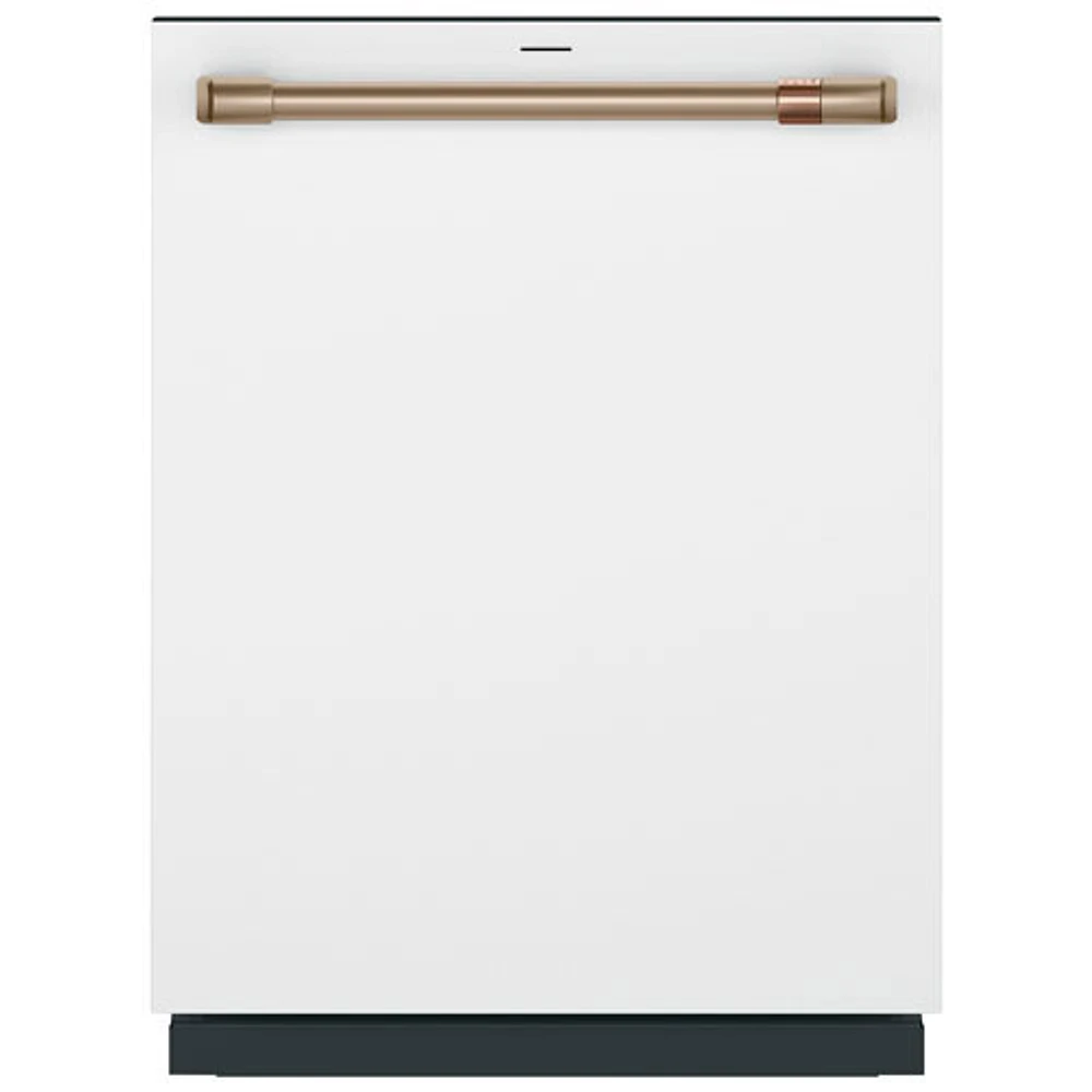 Boîte ouverte - Lave-vaisselle encastrable personnalisable 24 po 39 dB Professional de Café (CDT888P4VW2) - Blanc mat