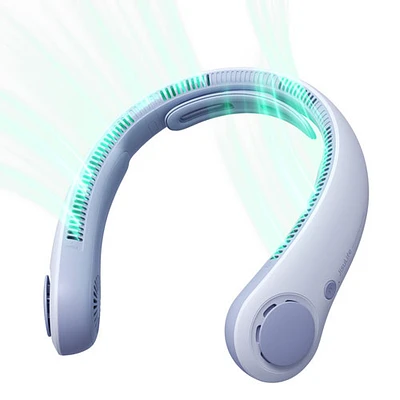 Ventilateur de cou Life4 de Jisulife - Bleu pâle