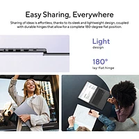 Chromebook Plus à écran tactile de 14 po CX34 d'ASUS - gris rocheux (Core i3-1315U d'Intel/UFS 128G/RAM 8 Go/ChromeOS)