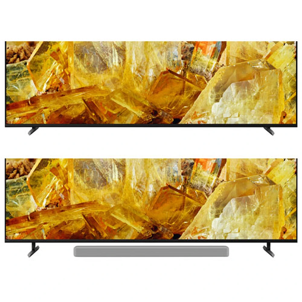 Téléviseur intelligent Google DEL HDR UHD 4K de 75 po série X90L Bravia XR de Sony (XR75X90LC) - 2023 - Exclusivité Best Buy