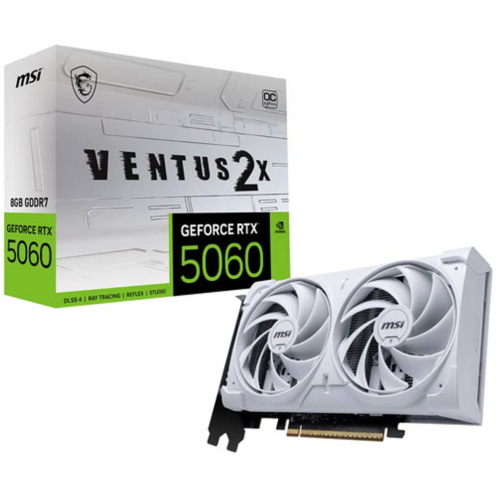 MSI GeForce RTX 5060 Ventus 2X OC 8GB GDDR7 Video Card