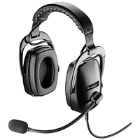 HP SupraPlus Over-Ear Wired Headset - Black