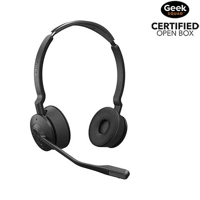 Boîte ouverte - Casque d'écoute sans fil stéréo à suppression du bruit avec micro Engage 75 SE de Jabra (9659-583-125)