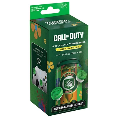 Manchons de performance Call of Duty Speed Cola de KontrolFreek avec canette de collection pour Xbox