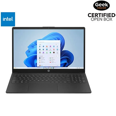 Open Box - HP 15.6" Laptop - Jet Black (Intel Core i3 N305/8GB RAM/512GB SSD/Windows 11)