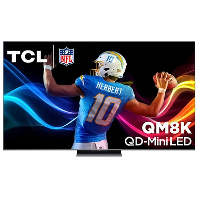 Téléviseur intelligent Google TV HDR mini-DEL UHD 4K de 65 po de la série QM8K de TCL (65QM8K) - 2025