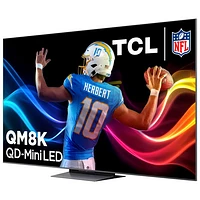 TCL 65" QM8K Series 4K UHD HDR Mini-LED Smart Google TV (65QM8K) - 2025