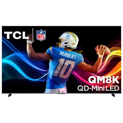 Téléviseur intelligent Google TV HDR mini-DEL UHD 4K de 98 po de la série QM8K de TCL (98QM8K) - 2025
