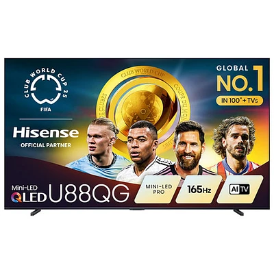 Hisense 100" U88QG Series 4K UHD HDR Mini-LED QLED Pro Smart Google TV (100U88QG) - 2025