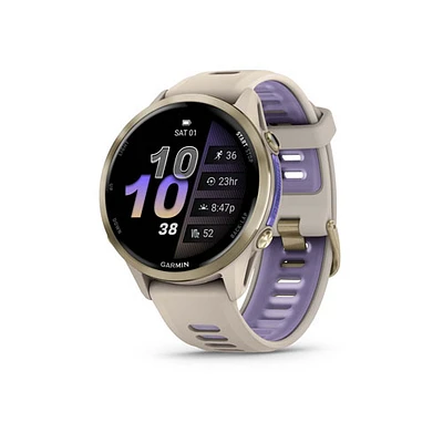 Garmin Forerunner 970 47mm Bluetooth Running Smartwatch - French Grey/Translucent Indigo