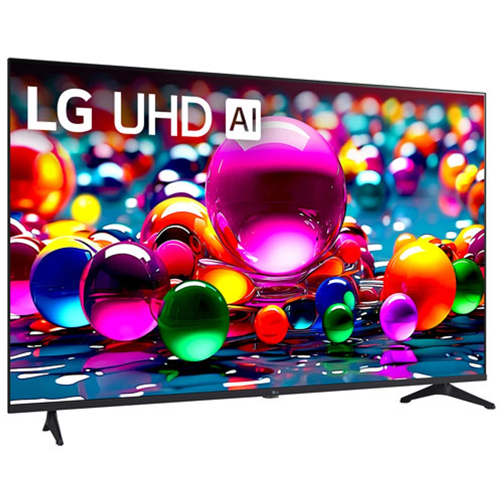 Téléviseur intelligent ACL HDR UHD 4K AI UA77 de 50 po de LG (50UA7700PUB) - 2025