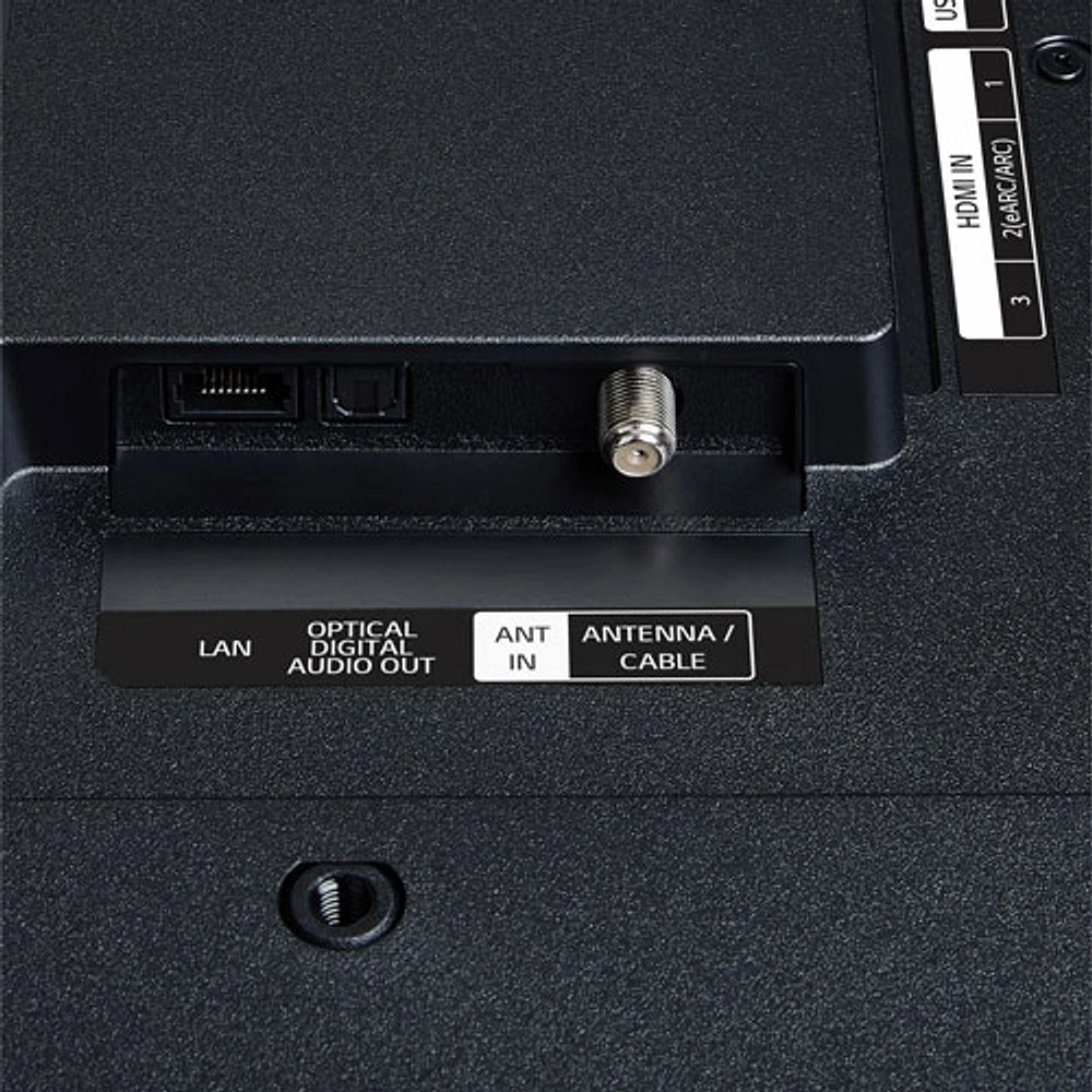 Téléviseur intelligent ACL HDR UHD 4K AI UA77 de 50 po de LG (50UA7700PUB) - 2025