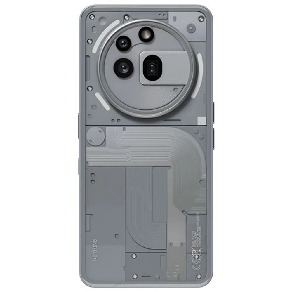 Nothing Phone (3a) Pro 256GB - Silver - Unlocked - Only at Best Buy