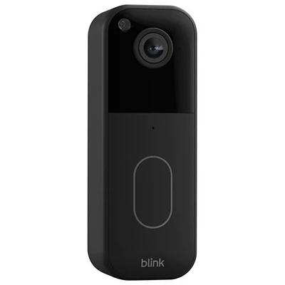 Sonnette vidéo Wi-Fi 1440p de Blink - Noir