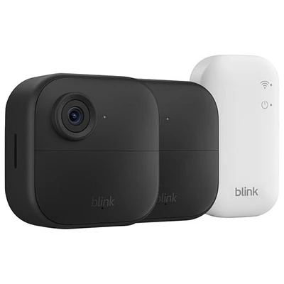 Système de surveillance avec caméras IP HD intégrale 1080p sans fil Outdoor 4 de Blink