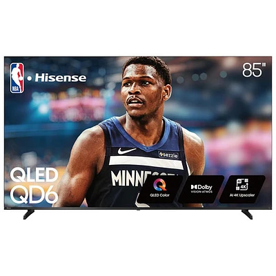 Téléviseur intelligent Fire TV HDR QLED UHD 4K de 85 po de Hisense (85QD6QF) - 2025