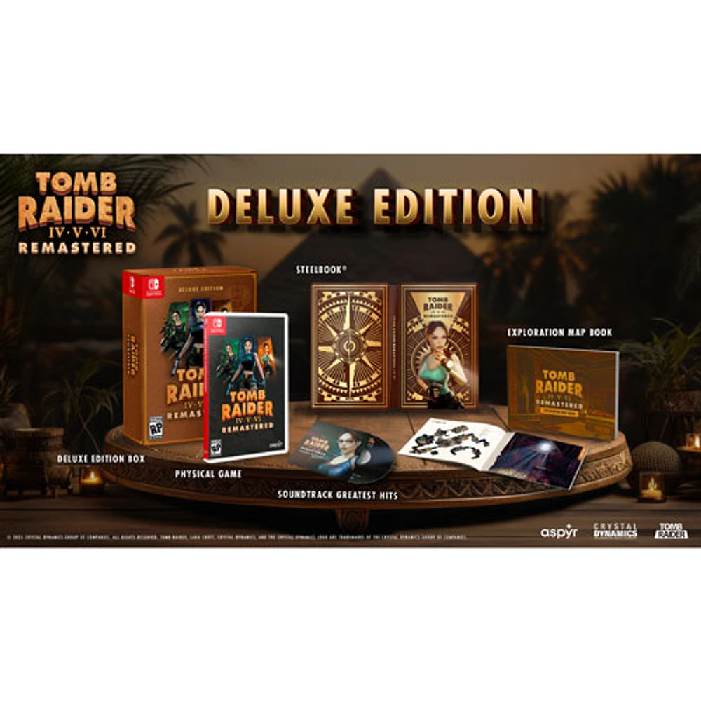 Tomb Raider IV-VI Remastered édition de luxe (Switch)