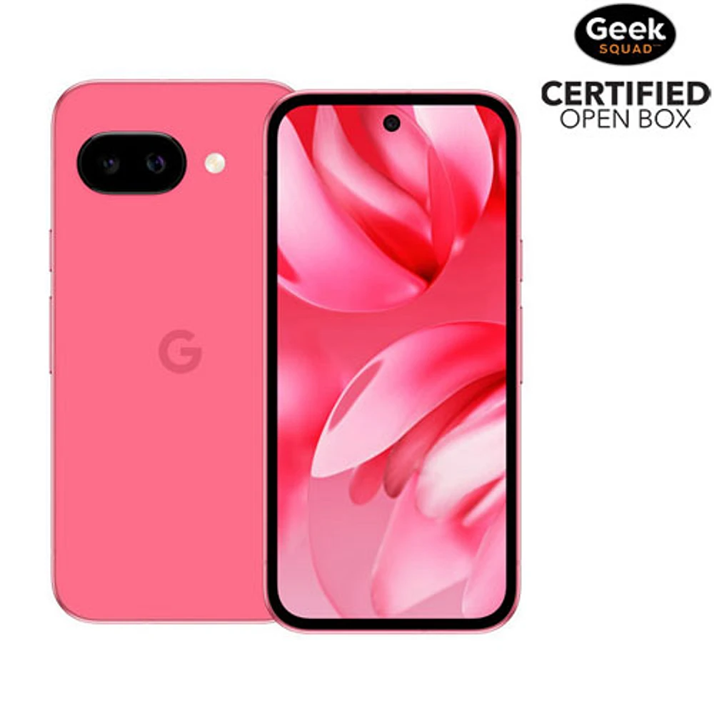 Boîte ouverte - Pixel 9a de 128 Go de Google - Rose pivoine - Déverrouillé