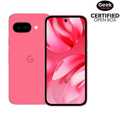Boîte ouverte - Pixel 9a de 128 Go de Google - Rose pivoine - Déverrouillé