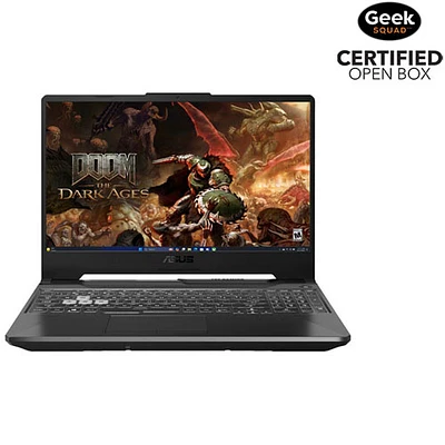 Boîte ouverte - Portable de jeu de 15,6 po TUF Gaming A15 d'ASUS - Noir graphite (Ryzen 5 7535HS d'AMD/RAM 16 Go/SSD 1 To/GeForce RTX 3050)