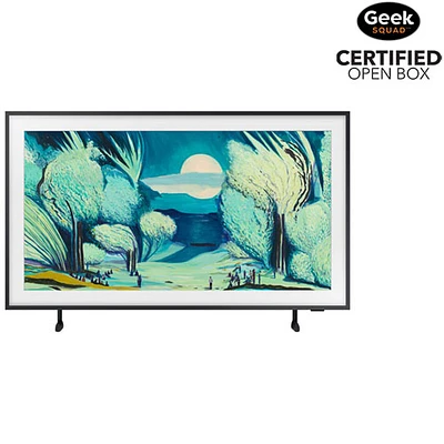 Boîte ouverte - Téléviseur intelligent Tizen HDR QLED UHD 4K 50 po The Frame de Samsung (QN50LS03FAFXZC) - 2025
