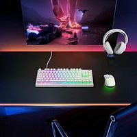 SteelSeries Apex 3 Backlit TKL Ergonomic Gaming Keyboard - White - English