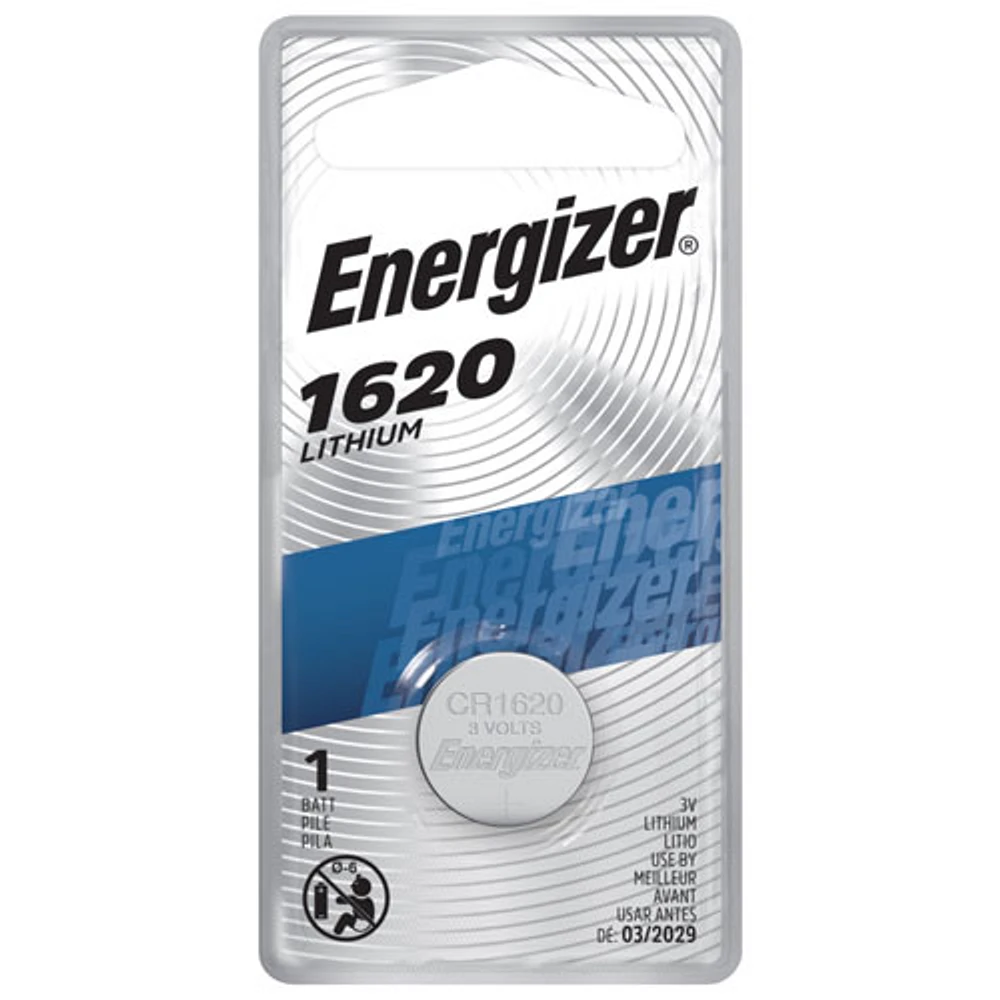 Pile CR-1620 de 3 V d'Energizer (ECR1620BP)