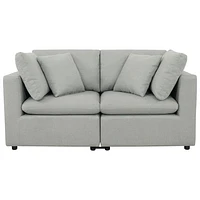 Billie 4-Piece Modular Transitional Polyester Sectional Sofa Sets