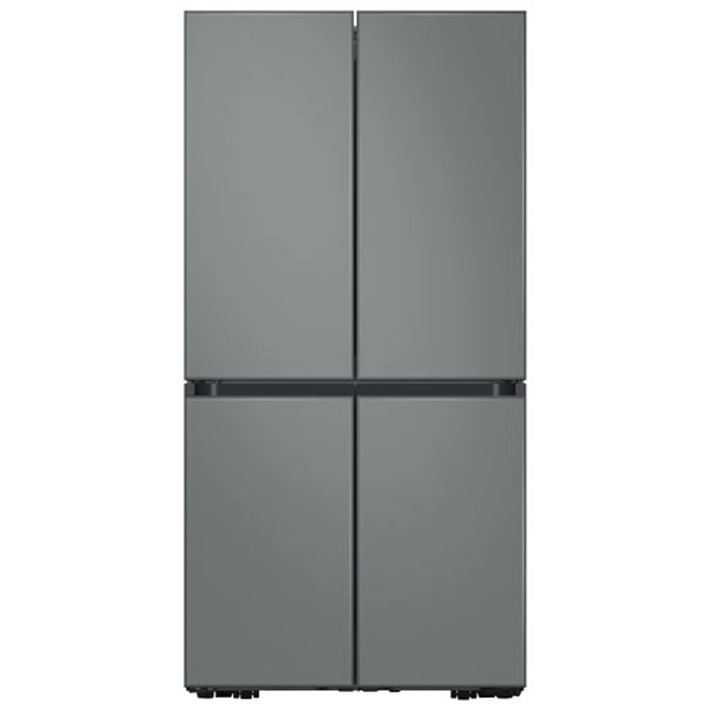 Samsung BESPOKE 36" 22.8 Cu. Ft. French Door Refrigerator (RF23A9675AP/AC) - Grey Glass