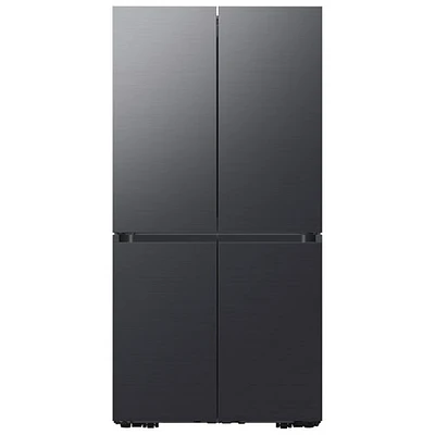 Réfrigérateur à deux portes 22,8 pi³ 36 po BESPOKE de Samsung (RF23A9675AP/AC) - Acier noir mat