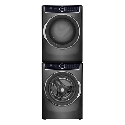 Electrolux 5.2 Cu Ft Front Load Steam Washer & 8 Cu Ft Electric Steam Dryer w/ Stacking Kit