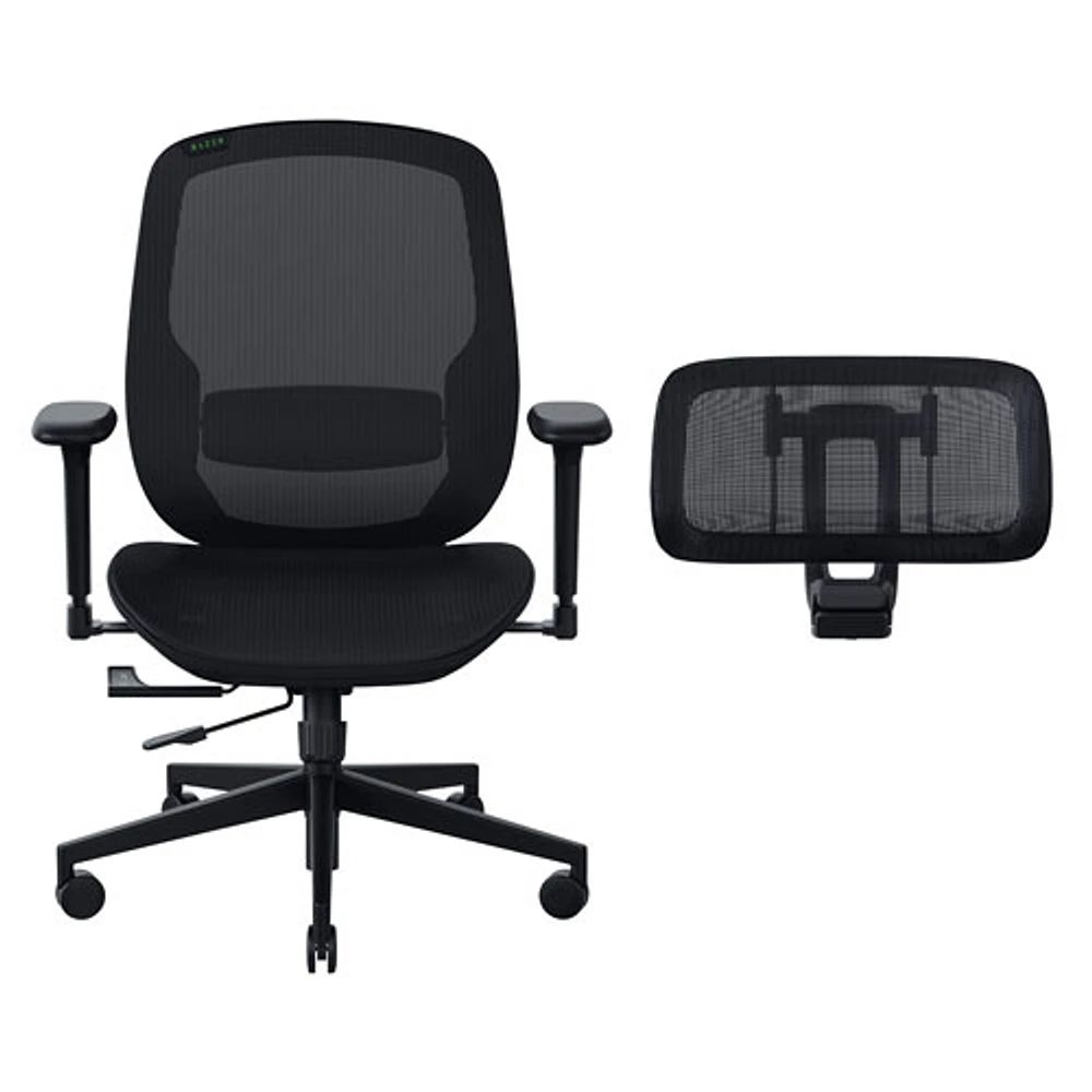 Fauteuil de jeu en filet avec appui-tête Fujin de Razer