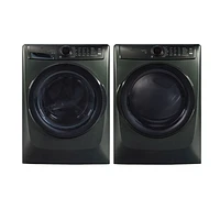 Electrolux 5.2 Cu. Ft. Front Load Steam Washer & 8.0 Cu.Ft. Electric Steam Dryer - Alpine Green
