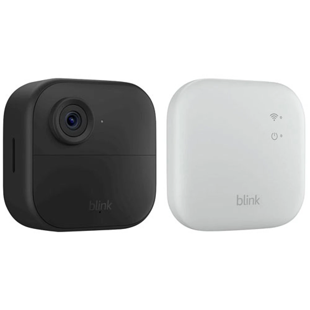 Caméra de sécurité IP supplémentaire sans fil HD intégrale 1080p Outdoor 4 de Blink avec prolongateur de portée Sync Module XR/concentrateur de système