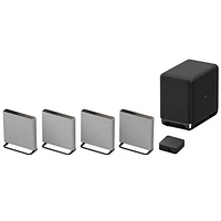 Système audio Dolby Atmos/DTS:X BRAVIA Theatre Quad de Sony avec haut-parleur d'extrêmes graves sans fil SA-SW5 de 300 W