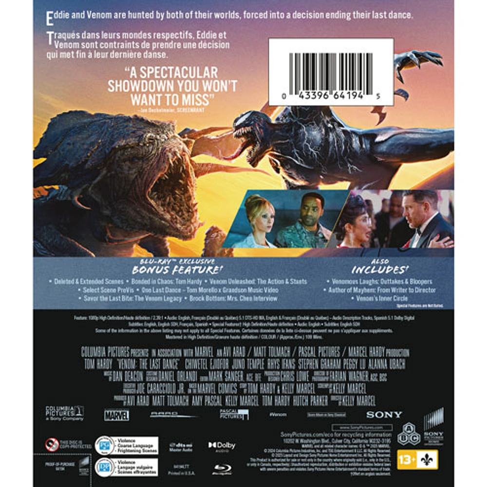 Venom: The Last Dance (Blu-ray)