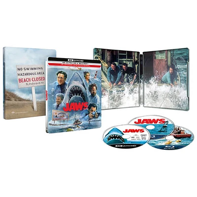 JAWS (50th Annversary Edition) (SteelBook) (4K Ultra HD) (1975)